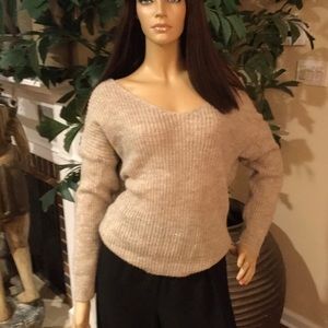 Sexy Italian Sweater with Open Twist back